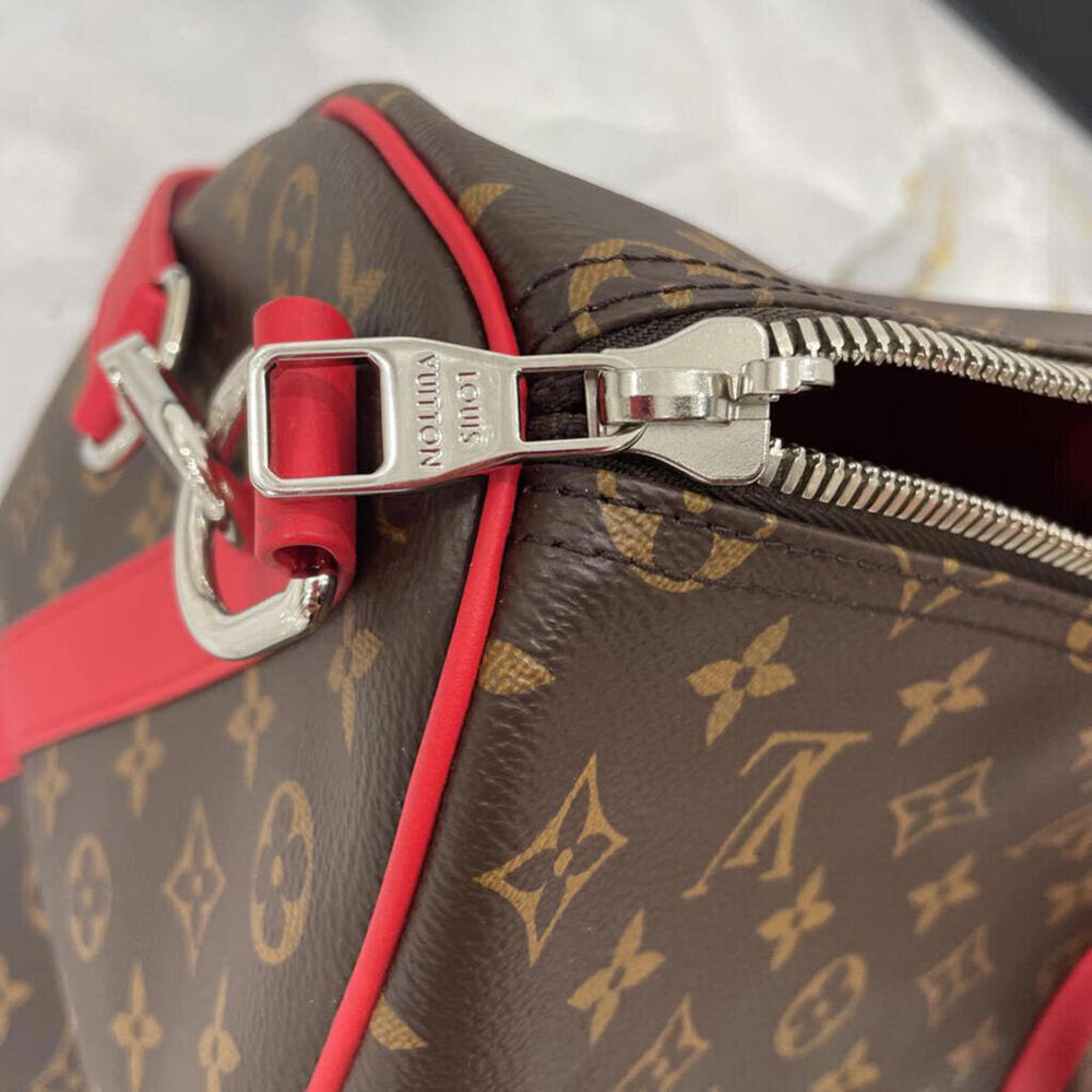 Louis Vuitton Red / Monogram Keepall 50 *orig retail $2860* - Picture 10 of 10